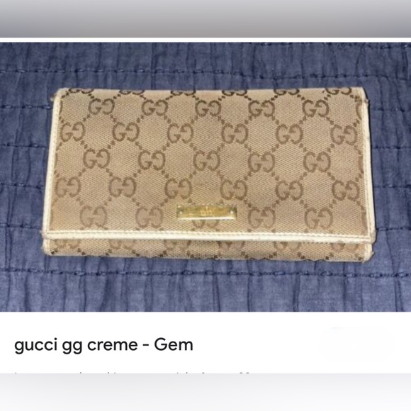 🤎💥VINTAGE GUCCI LONG CONTINENTAL BUTTON MATERIAL WALLET 🪪 - Picture 1 of 15